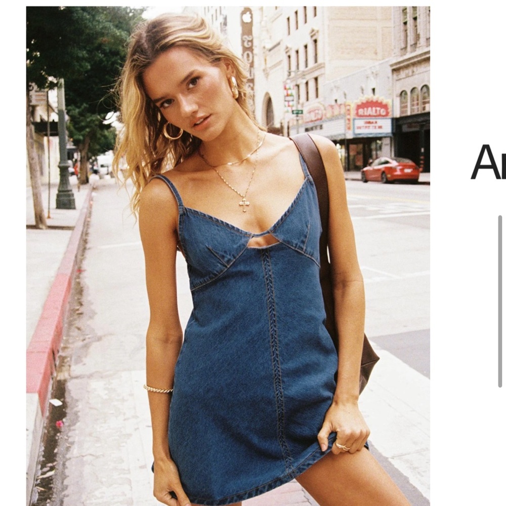 Princess Polly Blue Denim Mini Dress
